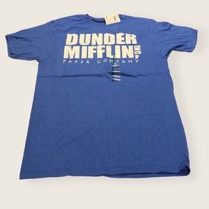 Dunder Mifflin, Inc Paper Company The Office Shirt Athletic Fit Size Medium